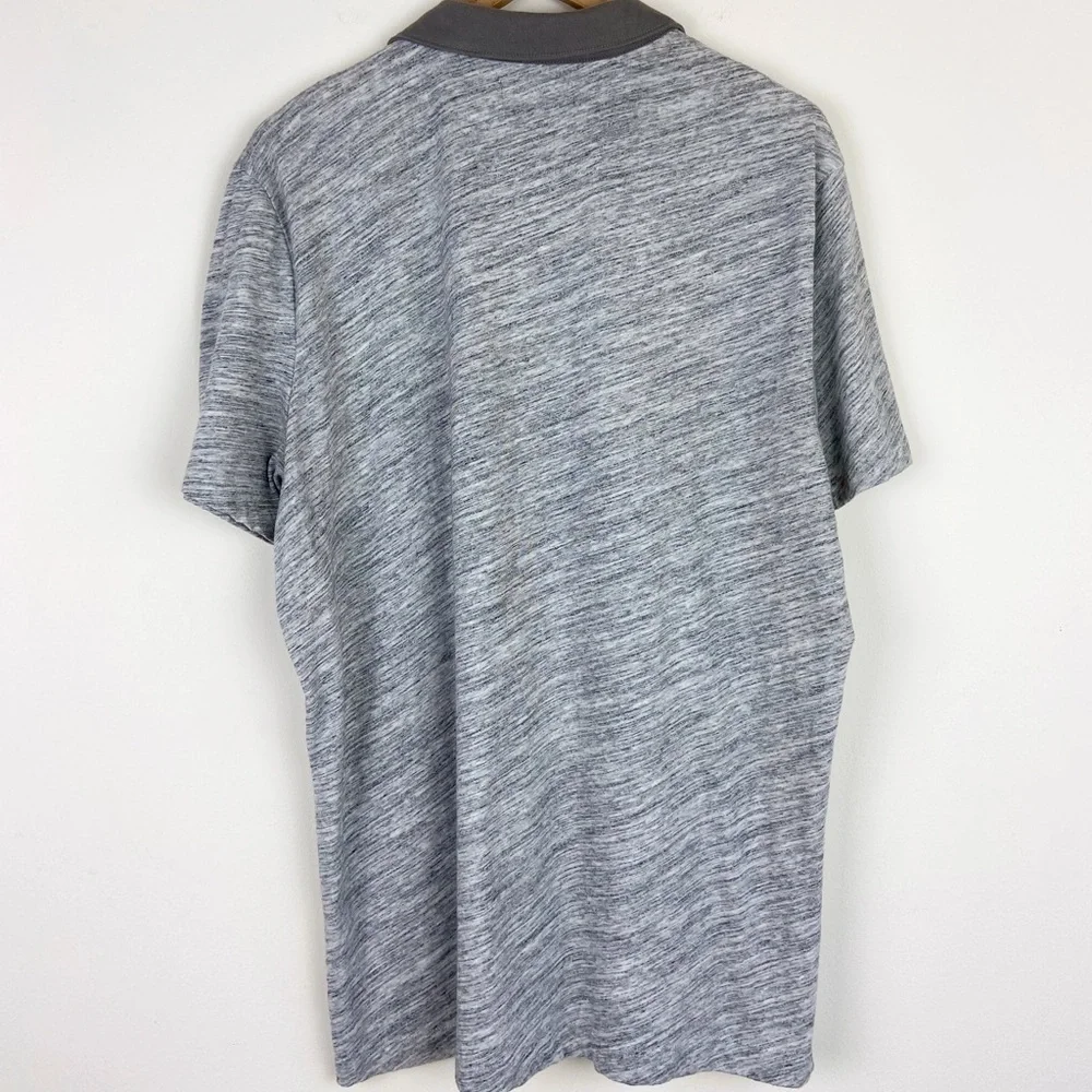 Banana Republic Heather Grey Polo Shirt